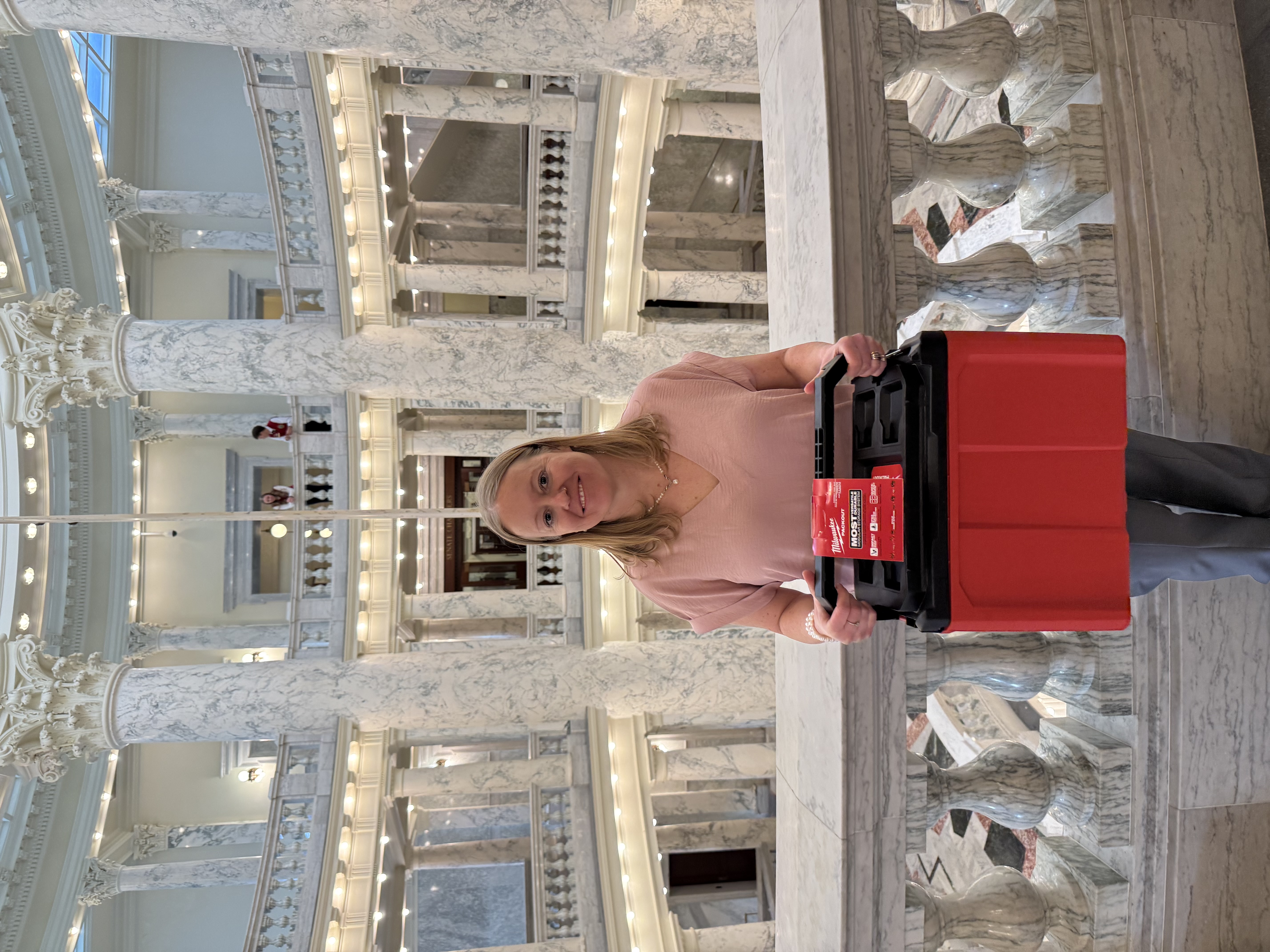 Kinsey Thatcher at the Statehouse